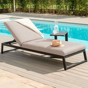 Maze Lounge Allure Outdoor Fabric Sun Lounger